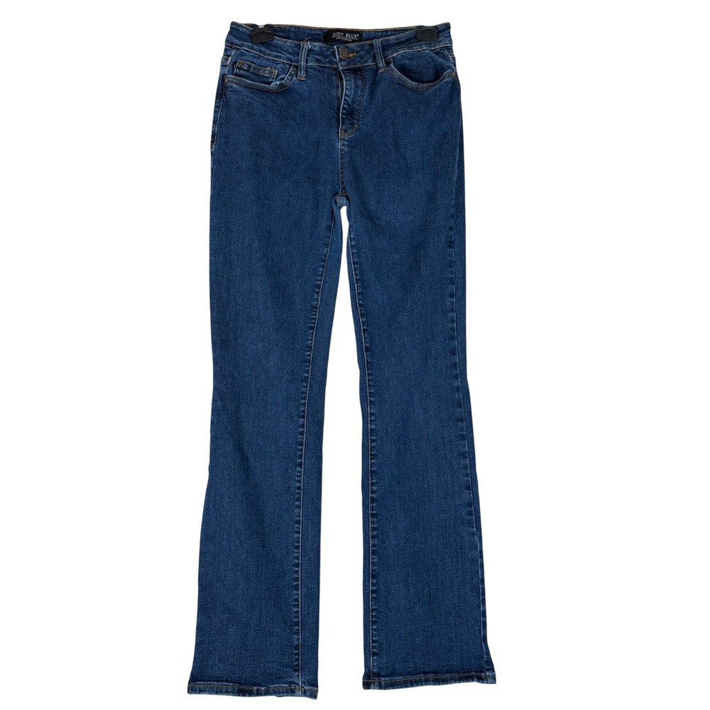 Judy Blue Slim Bootcut Jeans 7/28 Dark Wash Stretch Denim High Rise JB88359